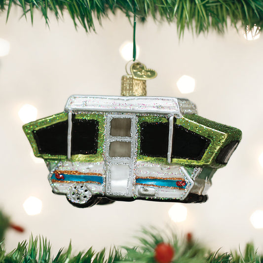 Tent Camper Ornament - Southlake Paws