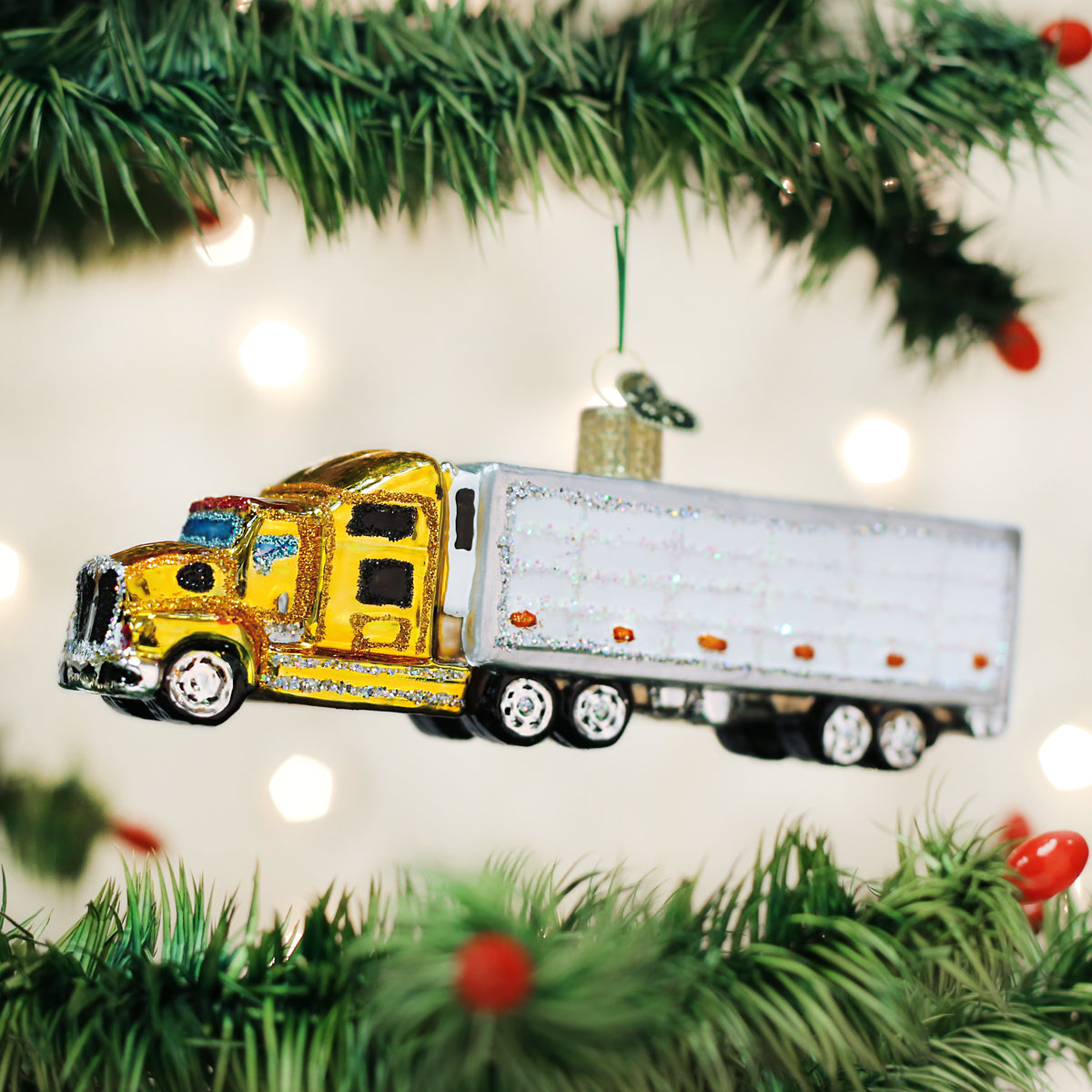 Semi Truck Ornament - Southlake Paws