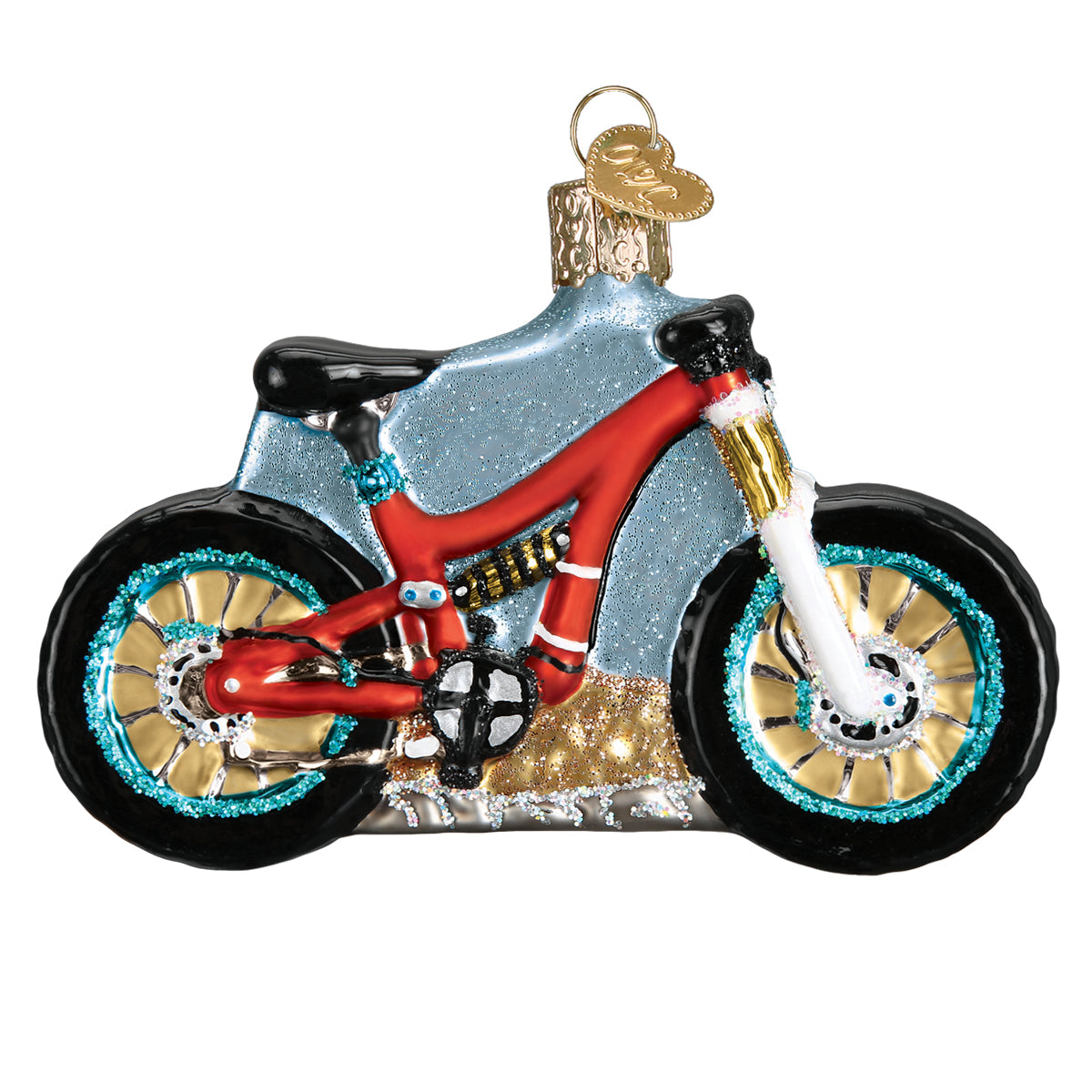 Mountain Bike Ornament - Southlake Paws