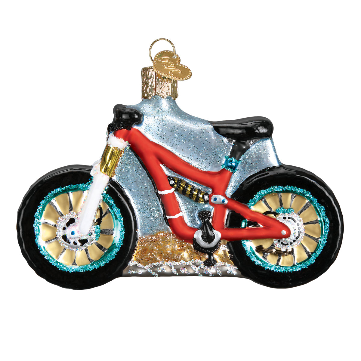 Mountain Bike Ornament - Southlake Paws