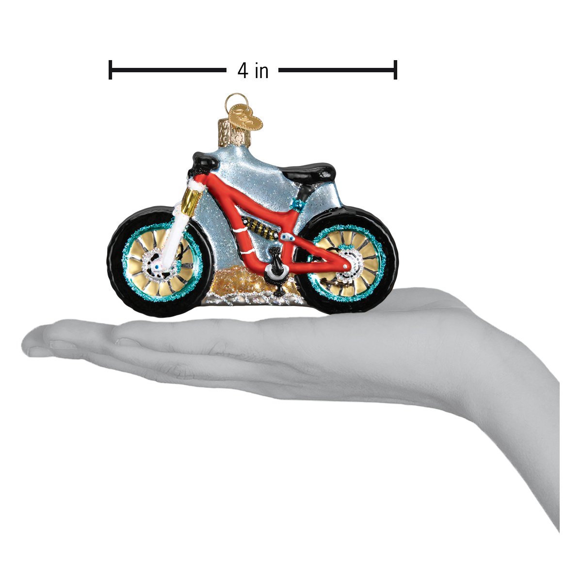 Mountain Bike Ornament - Southlake Paws