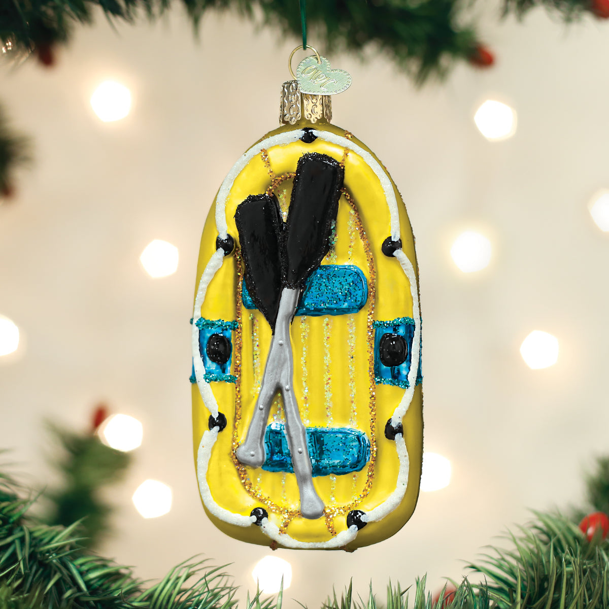 Raft Ornament - Southlake Paws