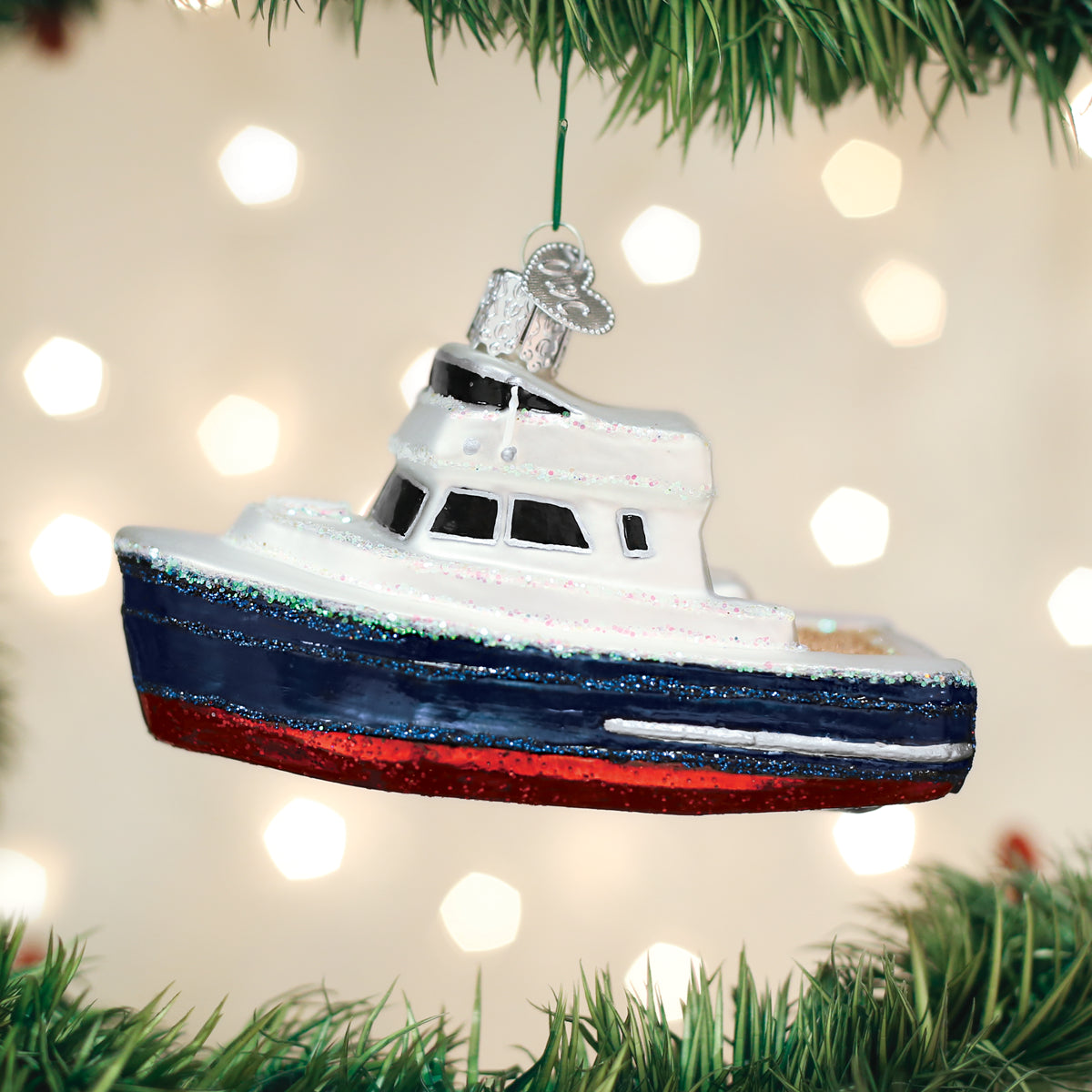 Charter Boat Ornament - Southlake Paws