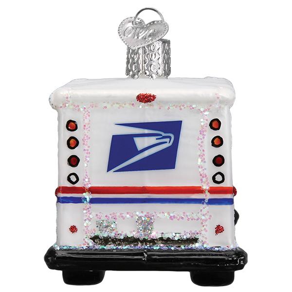 USPS Mail Truck Ornament - Southlake Paws