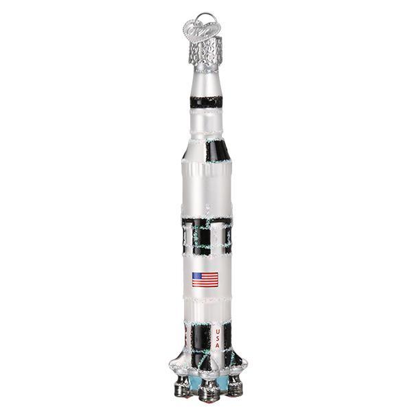 Saturn V Rocket Ornament - Southlake Paws