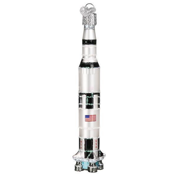 Saturn V Rocket Ornament - Southlake Paws