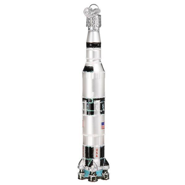 Saturn V Rocket Ornament - Southlake Paws