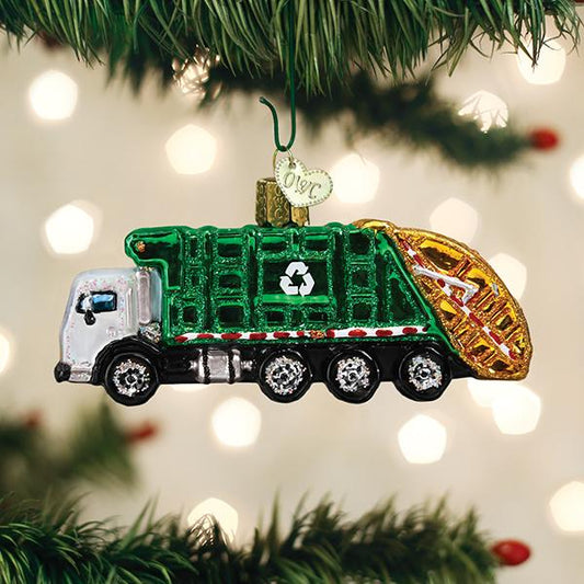 Garbage Truck Ornament - Southlake Paws