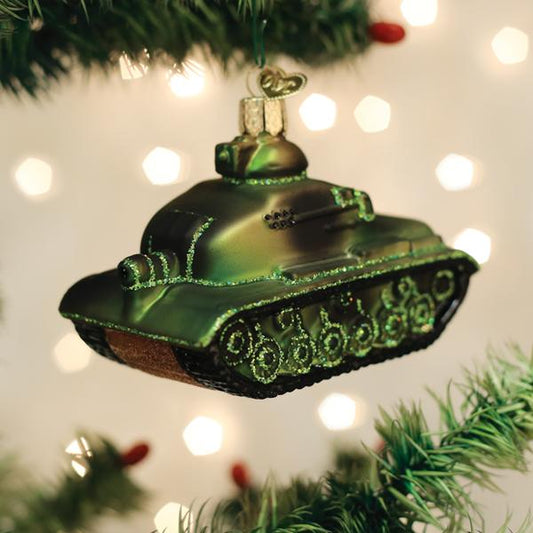 Military Tank Ornament - Southlake Paws