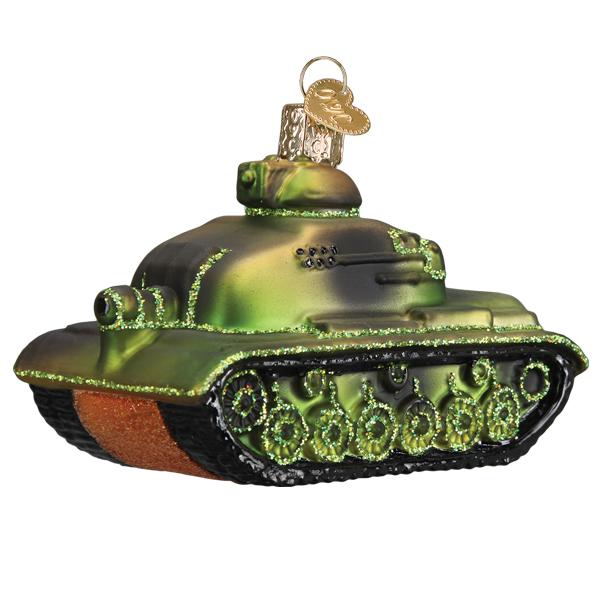 Military Tank Ornament - Southlake Paws