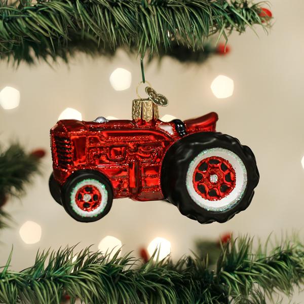Old Farm Tractor Ornament - Southlake Paws