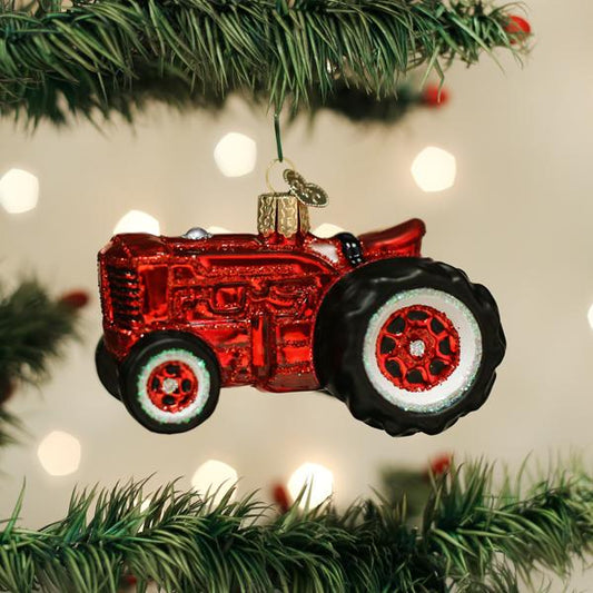 Old Farm Tractor Ornament - Southlake Paws
