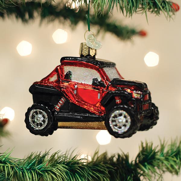 Side By Side ATV Ornament - Southlake Paws
