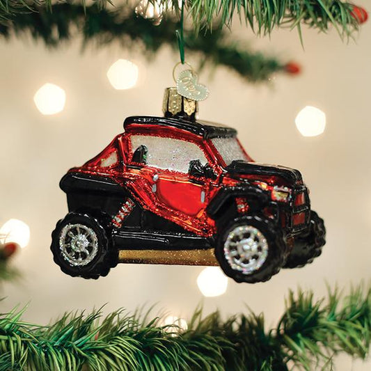 Side By Side ATV Ornament - Southlake Paws