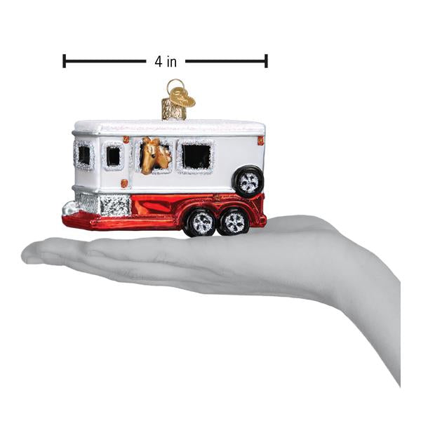 Horse Trailer Ornament - Southlake Paws