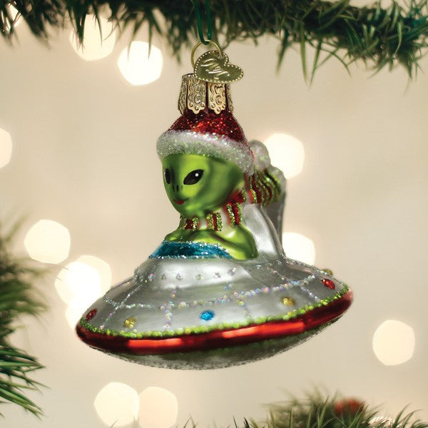 Christmas UFO Ornament - Southlake Paws
