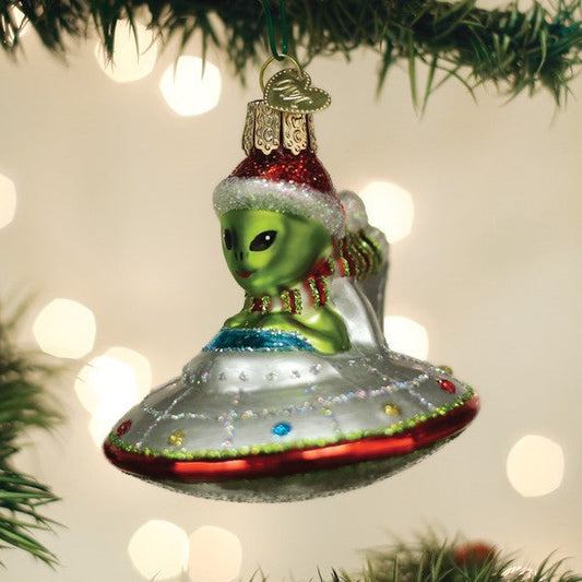 Christmas UFO Ornament - Southlake Paws