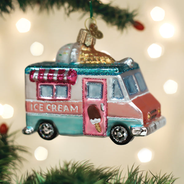 Ice Cream Truck Ornament - Southlake Paws