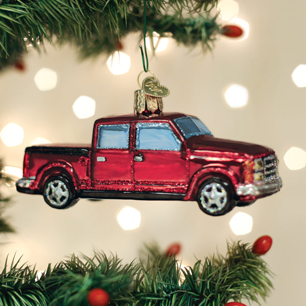 Pickup Truck Ornament - Southlake Paws