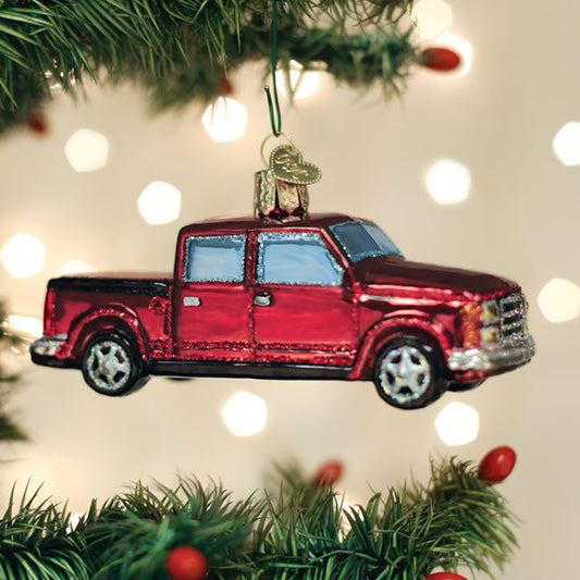 Pickup Truck Ornament - Southlake Paws