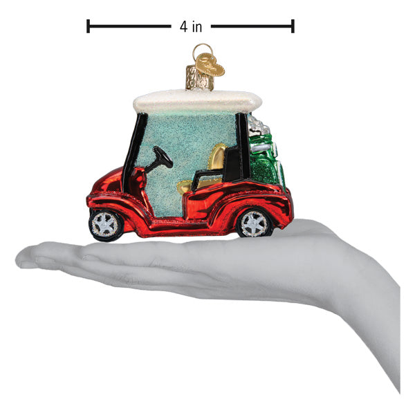 Golf Cart Ornament - Southlake Paws