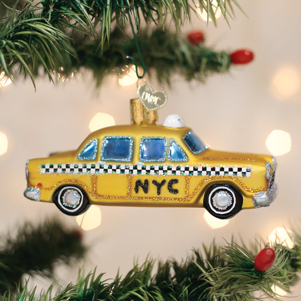 NYC Taxi Ornament - Southlake Paws