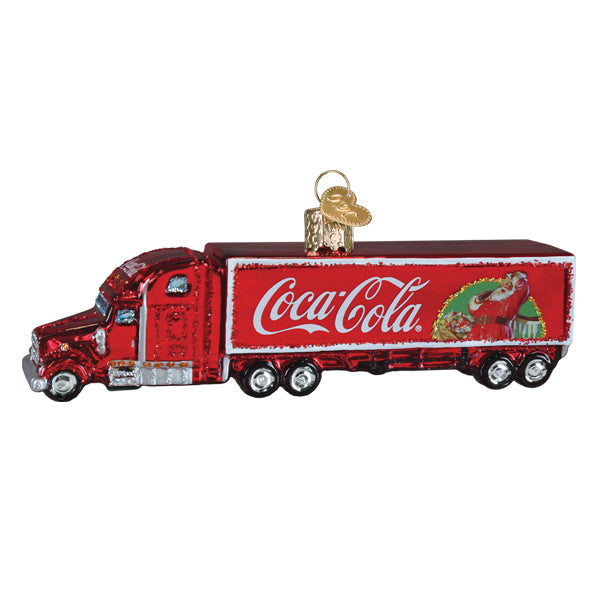 Coca-cola Christmas Truck Ornament - Southlake Paws