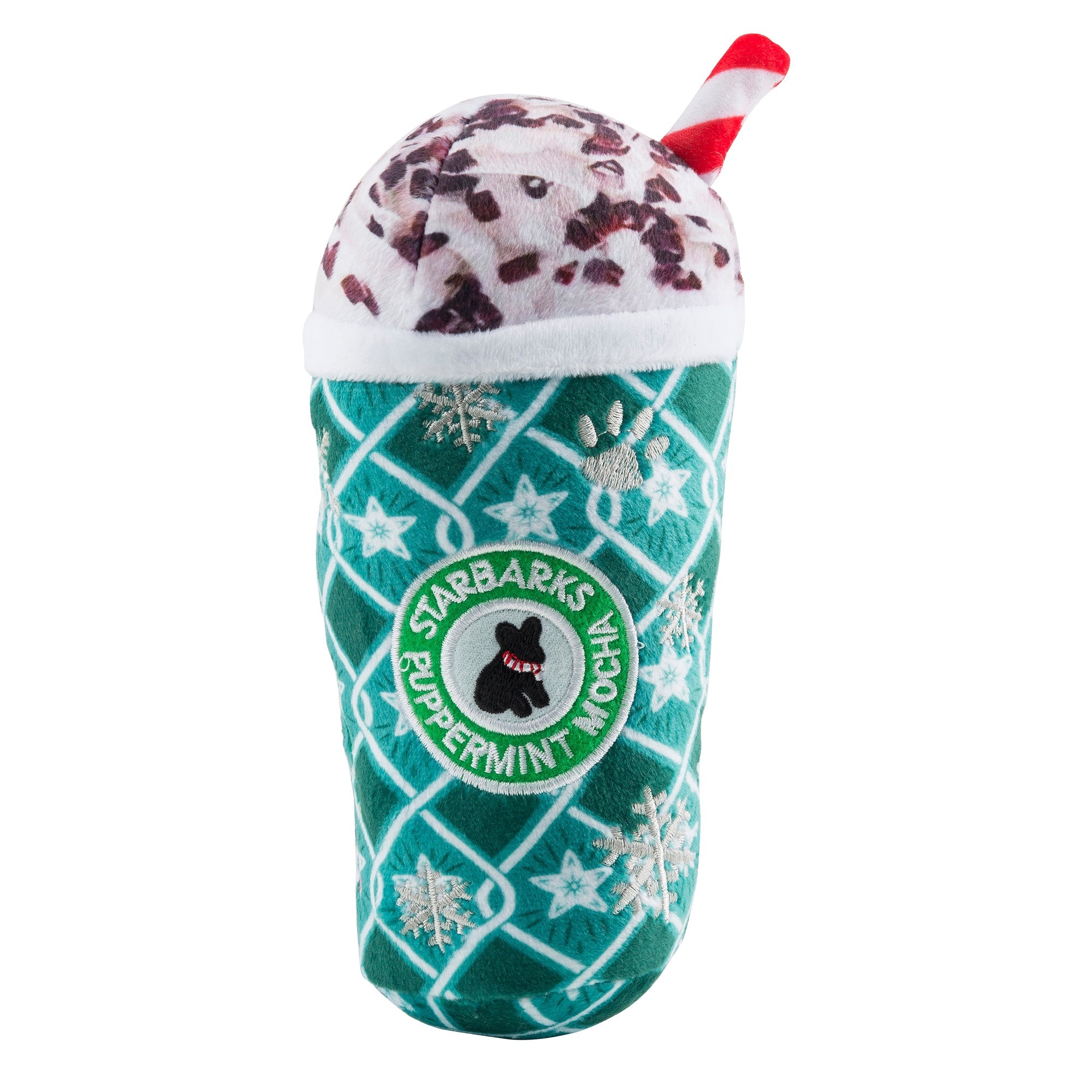 Starbarks Puppermint Mocha Holiday Cups | Christmas Dog Toys