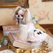 Luxury design Tweed Bow Belle Dog Dress 