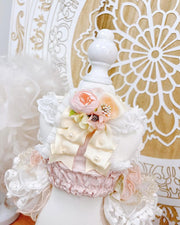 High quality handmade dog dress lace flowers 