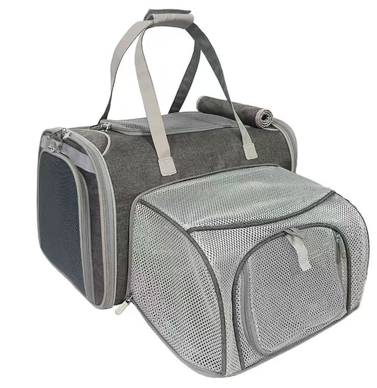 Mr. Peanut's Gold Series Big Apple XL Size Airline Compliant Expandable Pet Carrier - Southlake Paws