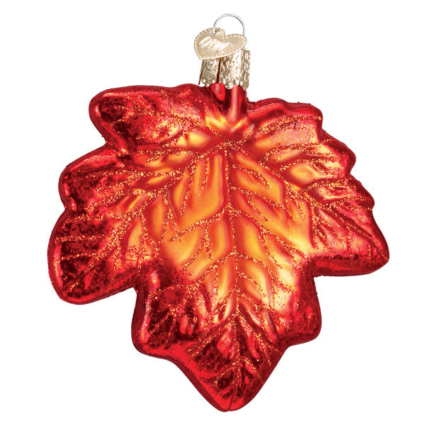 Red Maple Leaf Ornament - Southlake Paws