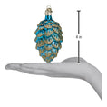 Load image into Gallery viewer, Blue Ponderosa Pine Cone Ornament - Southlake Paws
