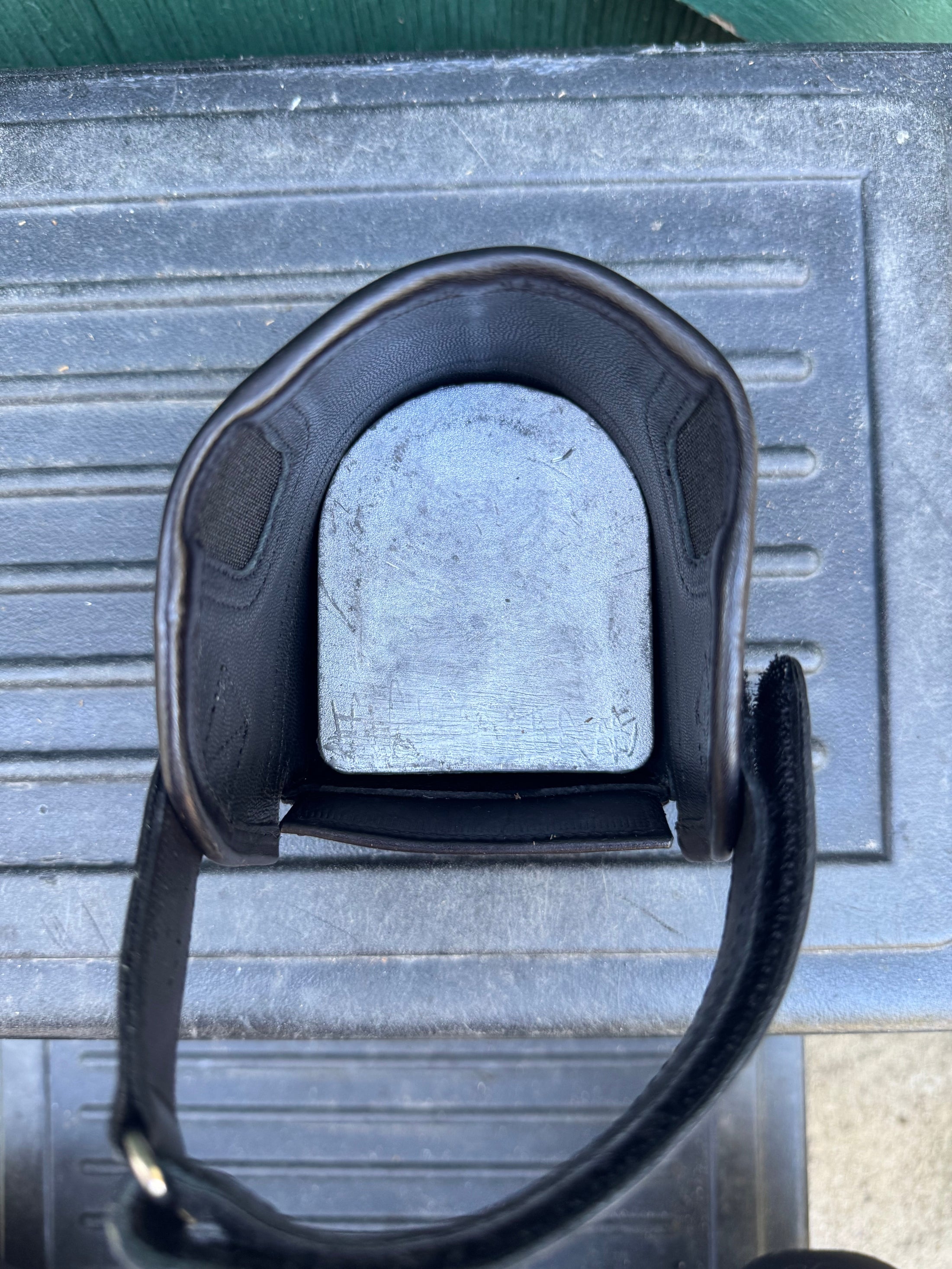 Equisole EXternal-Weighted Training Aid by Southlake Paws, showing the interior view of the training aid with a smooth surfac