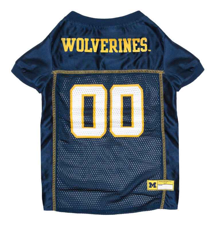Michigan Wolverines Hunter College Dog Jersey - Official College Sports Pet Fan Apparel