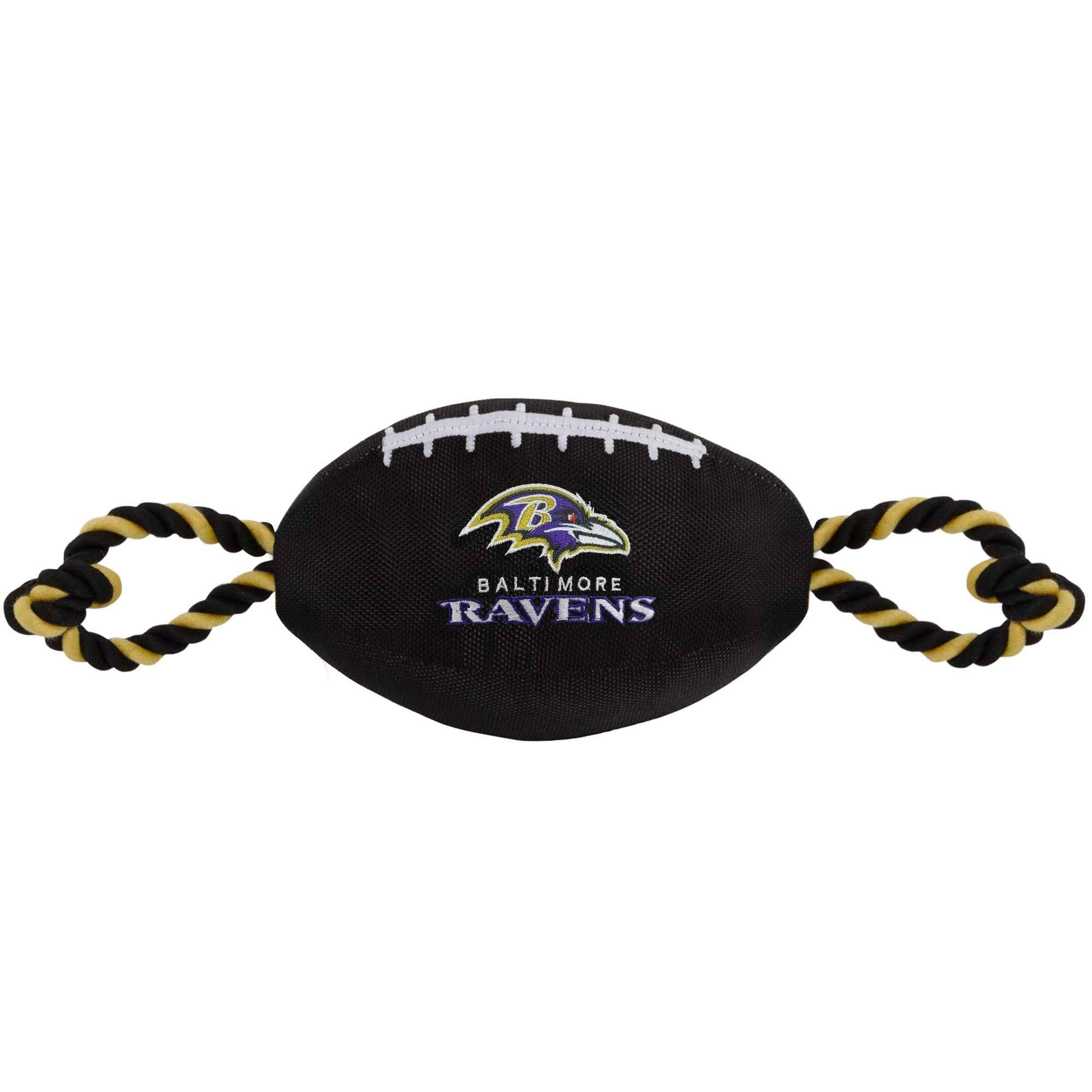 Baltimore Ravens Football Dog Toy - NFL Pet Fan Collection