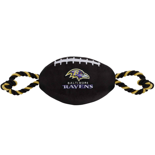 Baltimore Ravens Football Dog Toy - NFL Pet Fan Collection