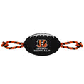 Load image into Gallery viewer, Cincinnati Bengals Football Dog Toy - NFL Pet Fan Collection
