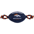 Load image into Gallery viewer, Denver Broncos Football Dog Toy - NFL Pet Fan Collection
