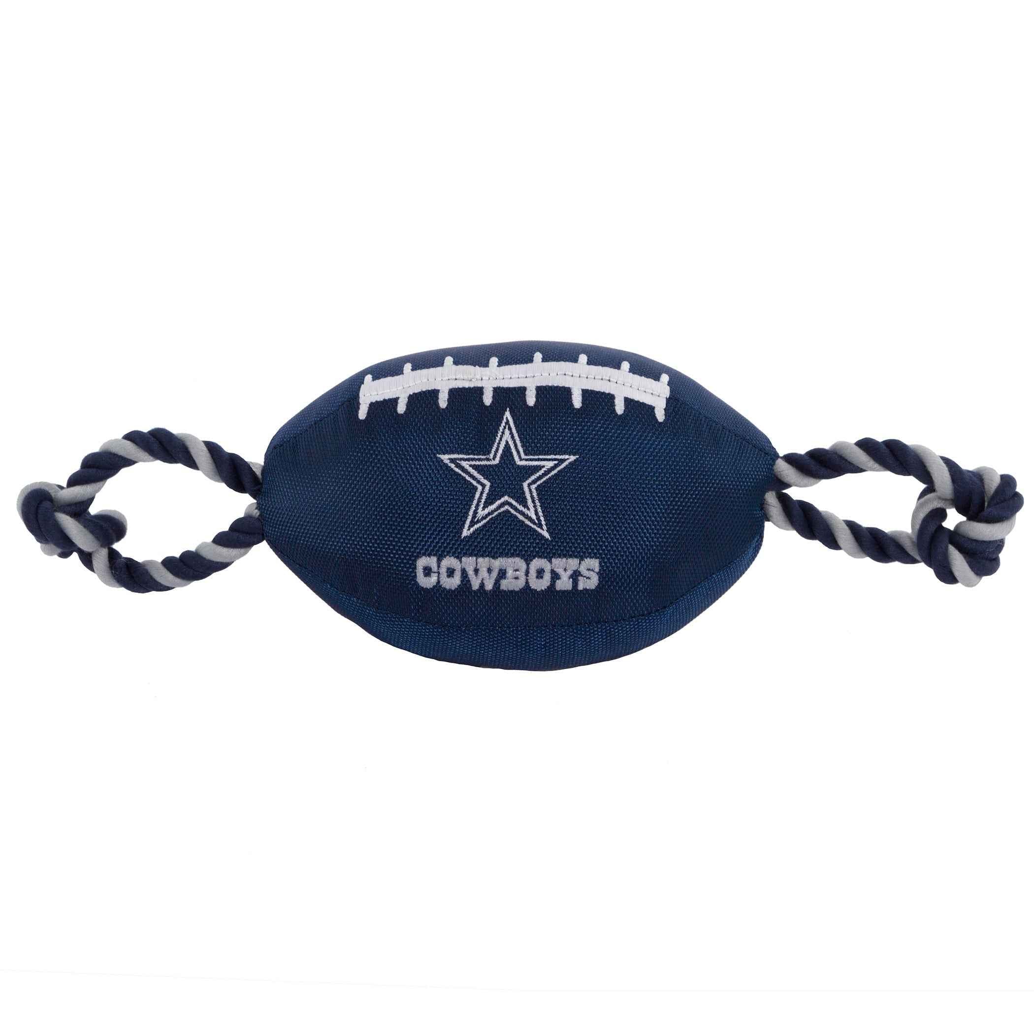 Dallas Cowboys Football Dog Toy - NFL Pet Fan Collection