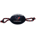Load image into Gallery viewer, Houston Texans Football Dog Toy - NFL Pet Fan Collection
