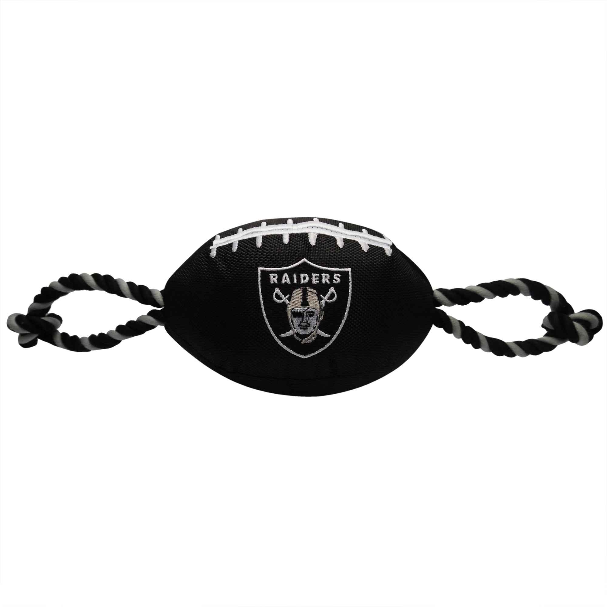 Las Vegas Raiders Football Dog Toy - NFL Pet Fan Collection