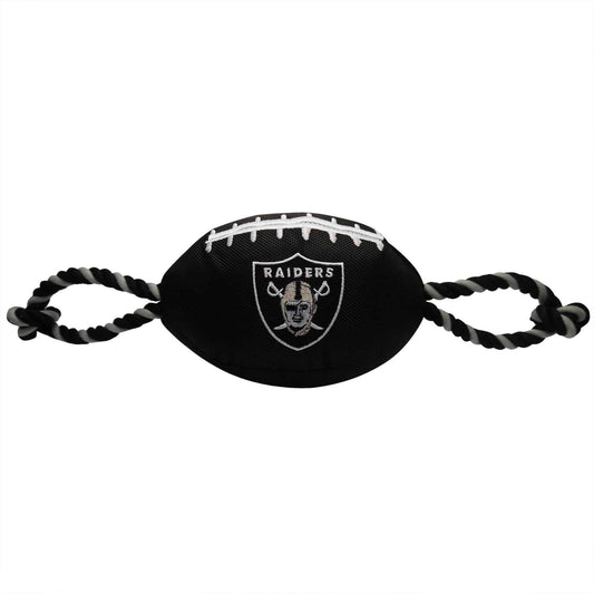 Las Vegas Raiders Football Dog Toy - NFL Pet Fan Collection