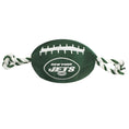 Load image into Gallery viewer, New York Jets Football Dog Toy - NFL Pet Fan Collection
