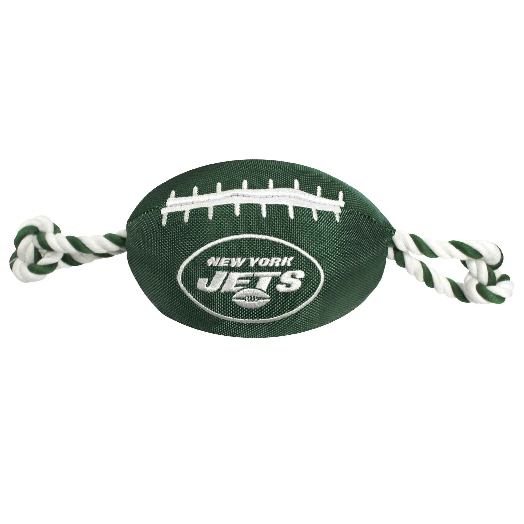New York Jets Football Dog Toy - NFL Pet Fan Collection