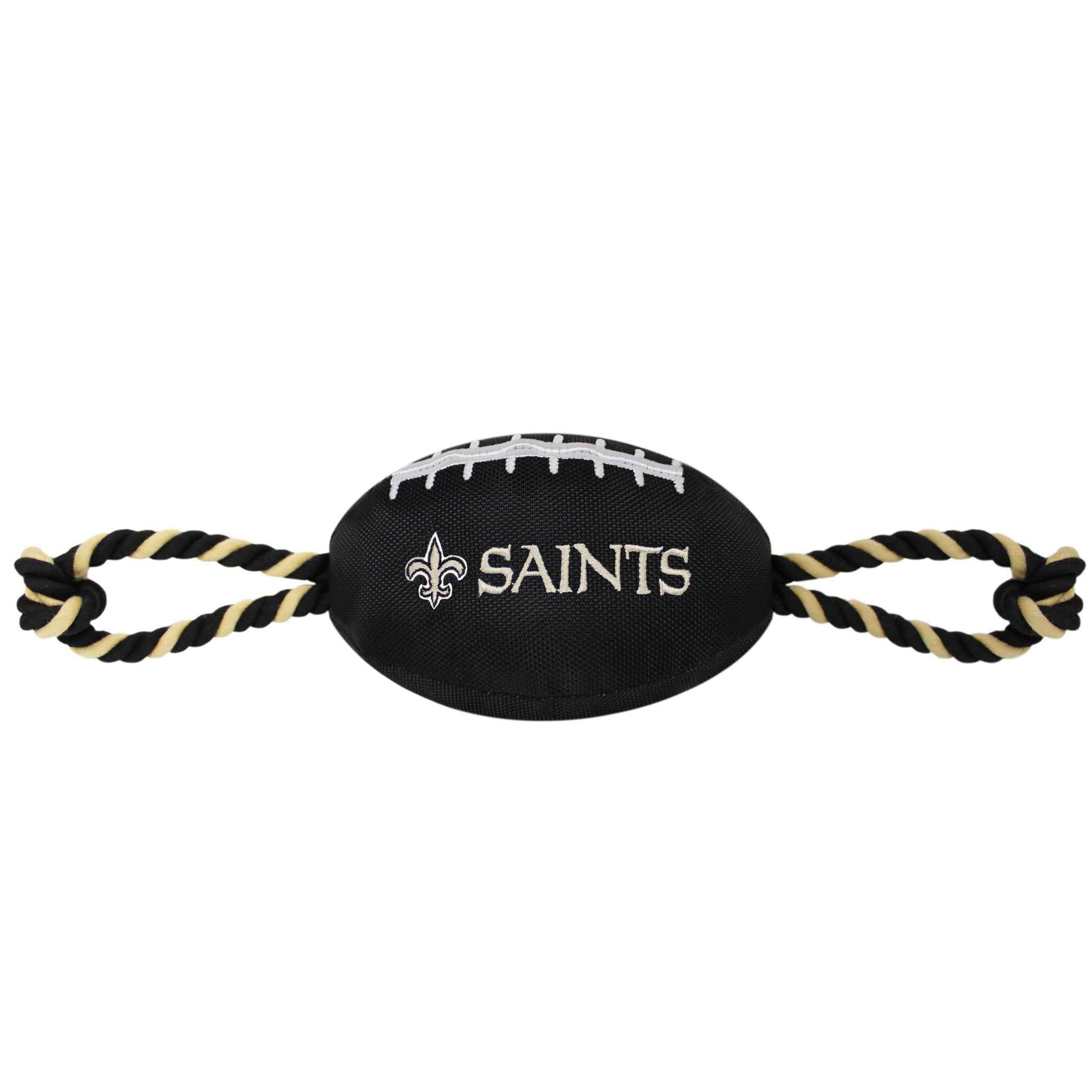 New Orleans Saints Football Dog Toy - NFL Pet Fan Collection