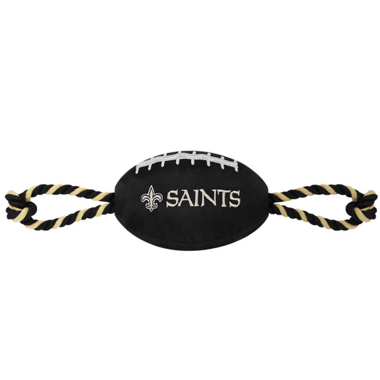 New Orleans Saints Football Dog Toy - NFL Pet Fan Collection