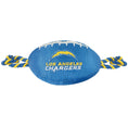Load image into Gallery viewer, Los Angeles Chargers Football Dog Toy - NFL Pet Fan Collection
