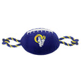 Load image into Gallery viewer, Los Angeles Rams Football Dog Toy - NFL Pet Fan Collection
