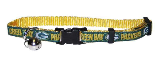 Green Bay Packers Cat Dog Collar - Official NFL Pet Fan Gear